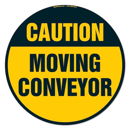 Moving Conveyor 16in Non-Slip Floor Marker, 6PK